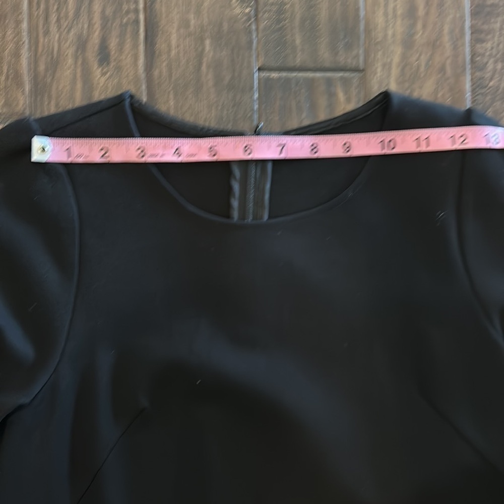 LBD 3/4 Ruffle Sleeve Dress Size M - Picture 4 of 10